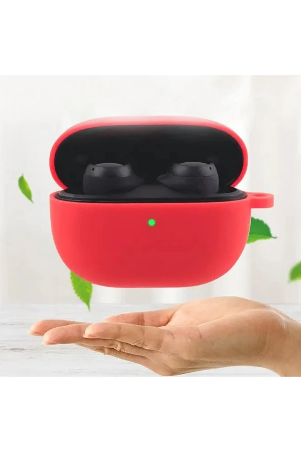 Xiaomi Redmi Buds 3 Lite ile uyumlu Kulaklık Kılıf Dayanıklı Silikon Koruyucu Toz ve Kirden Koruyan - Resim 3