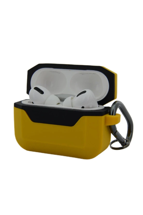 Airpods 3. Nesil ile Uyumlu Silikon Kılıf Double Color Chateau Toz ve Kirden Koruyan Kılıf ürün görseli