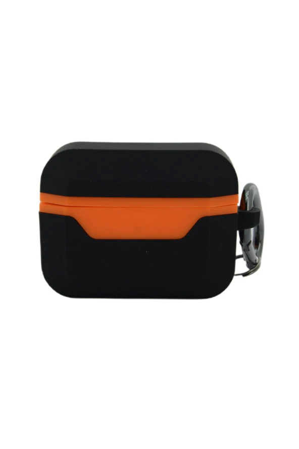 Airpods Pro 2.Nesil ile uyumlu Silikon Kılıf Double Color Chateau Toz ve Kirden Koruyan Kılıf - Resim 3