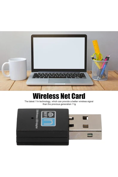 Wifi Adaptörü USB 2.0 Arayüzü Kablosuz Ağ Adaptörü Ev için Seyahat için Bilgisayar için ZR628 - Resim 7