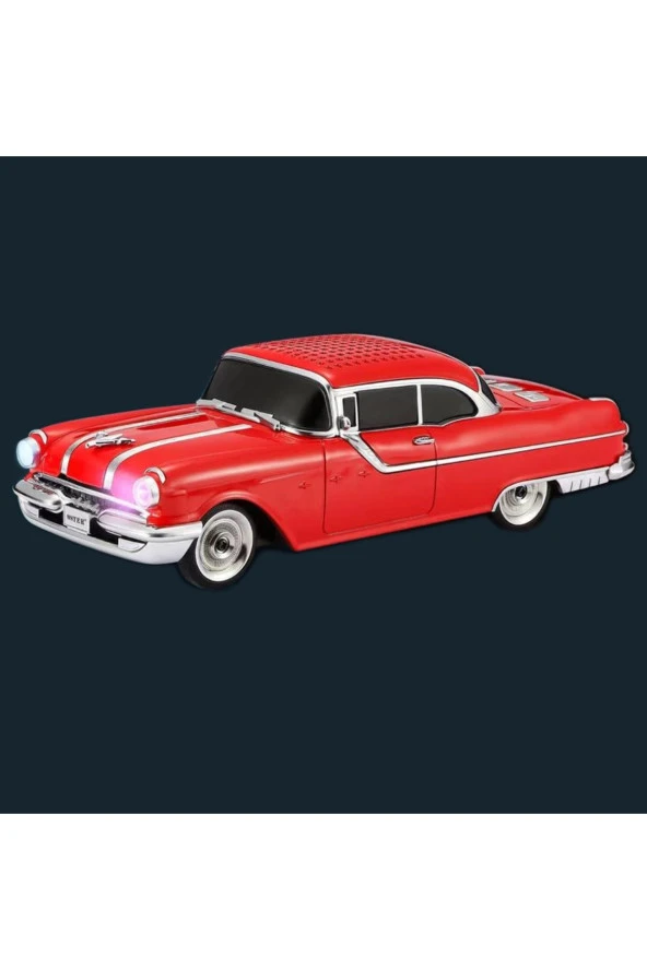 Kablosuz Hoparlör Bluetooth 1955 Pontiac Ride Araba Hoparlör ve FM Radyo USB SD AUX Girişli WS-598