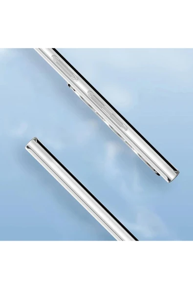 Galaxy S24 Ultra İle Uyumlu Kılıf Transparan GlassElegance TPU Tam Koruma Arka Kapak Şeffaf Renk - Resim 6
