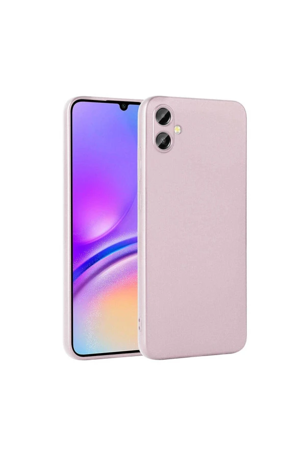 Galaxy A05 ile uyumlu Kılıf Z- Premier Silikon Soft Pürüzsüz Yüzey Kapak Rosegold ürün görseli