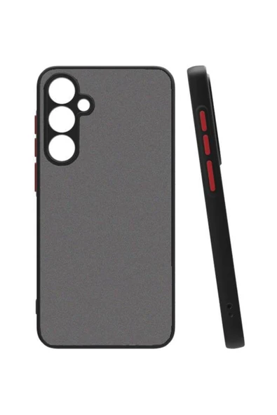 Galaxy S24 Plus ile uyumlu Kılıf Hux Kapak Şık ve Dekoratif Model Yükseltilmiş Kenarlar