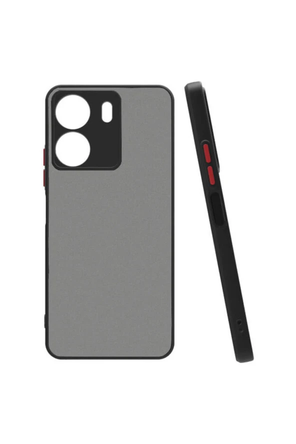 Xiaomi Redmi 13C ile uyumlu Kılıf Hux Kapak Şık ve Dekoratif Model Yükseltilmiş Kenarlar