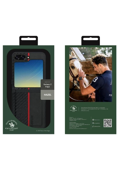 Sbprc Samsung Galaxy Z Flip 5 Uyumlu Kılıf Pu Deri Karbon Dizayn Hazel Kapak - Resim 5