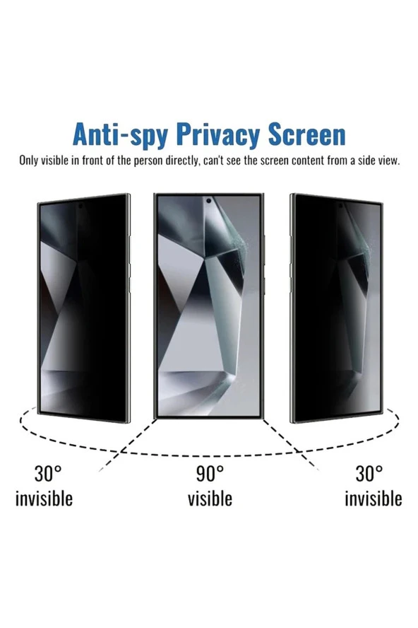 Galaxy S24 Ultra ile uyumlu Ekran Koruma 0,18mm Parmak izi açma Hayalet Cam Ultrasocik Unlock - Resim 4