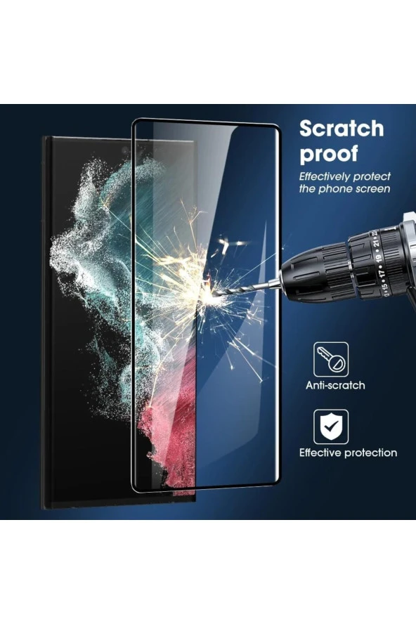 Galaxy S24 Plus İle Uyumlu 6D Anti-Statik Hassas Parmak izi açma özellikli 0,18mm  Ekran Koruma - Resim 2
