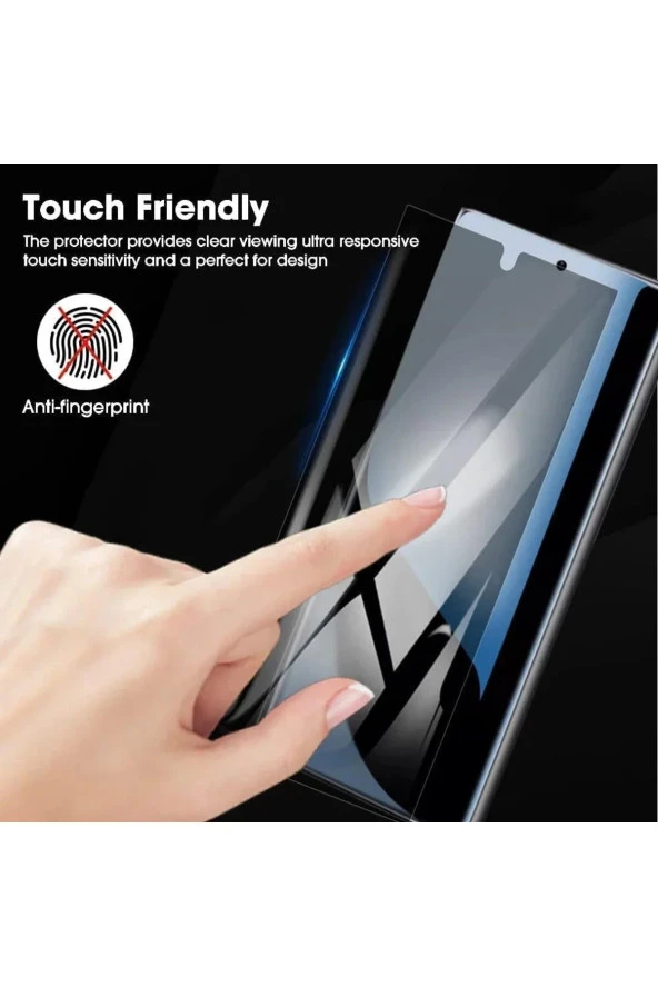 Galaxy S24 Plus İle Uyumlu 6D Anti-Statik Hassas Parmak izi açma özellikli 0,18mm  Ekran Koruma - Resim 4