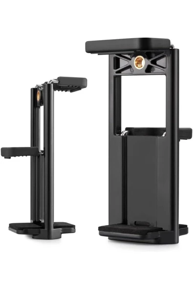 Tablet Tutucu 2in1 Telefon Tutucu Başlık Standart Vidalı Tüm Tripodlara Uyumlu Yatay Dikey Kullanım ürün görseli 1