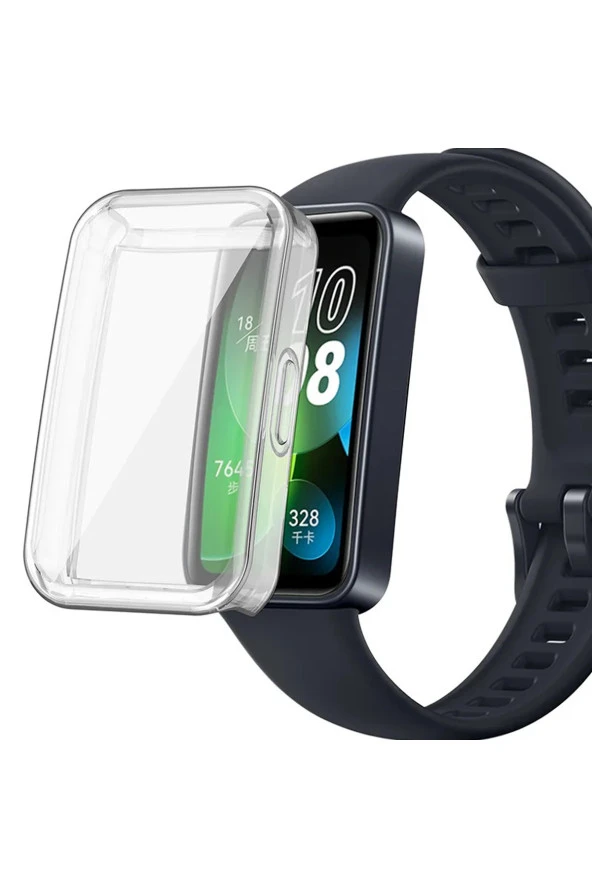 Galaxy Fit3 ile uyumlu Silikon Koruma 360 Tam Kapatan Çerceve PC Kasa Koruma Silikon Çerçeve ürün görseli