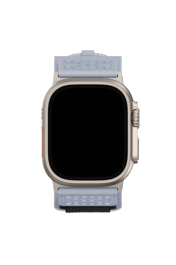 Apple Watch ile uyumlu Kayış 42/44/45/49mm DESIGNED Spor Çırt Çırt Uzunluk Ayarlanabilen Kordon - Resim 5