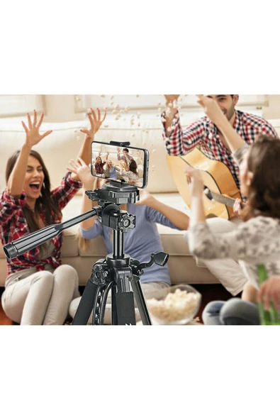 Profesyonel Bluetooth Uzaktan Kumandalı Taşınabilir Zomei Zm-1200 Tripod - 6