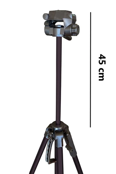 NP680 155 cm Tripod Kullanımı Kolay ve Pratik İç Dış Mekan Fotoğraf ve Video Çekimleri için Tripod - 6
