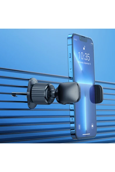 Profesyonel Araç İçi Telefon Tutucu ve Havalandırma Montaj iPhone Uyumlu Kolay Kurulum 4.5-7 inç - Resim 8