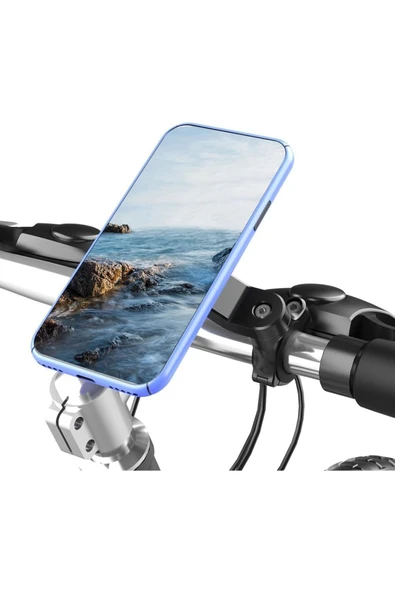 Bisiklet Motosiklet ve Scooter için Gidon Uyumlu Telefon Tutucu 4.7 - 7.2 Uyumlu HL-143A - Resim 2