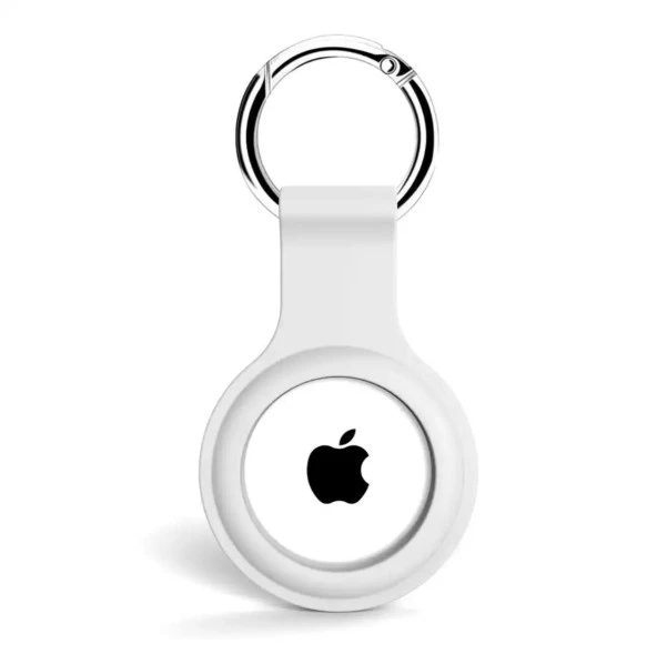 Apple Airtag Uyumlu Kılıf Anahtarlık Klasik Yumuşak Silikon Koruma - 3
