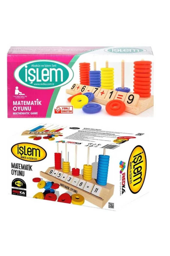 Matematik Oyunu Abaküs ve İşlem Seti Akıl Oyunları