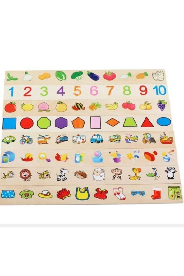 Ahşap Bilgi Sınıflandırma Kutusu Eğitici Ahşap Mazgal Oyuncak - Resim 4