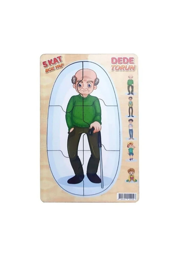 MEMO DEDE-TORUN AHŞAP  KAT KAT  PUZZLE