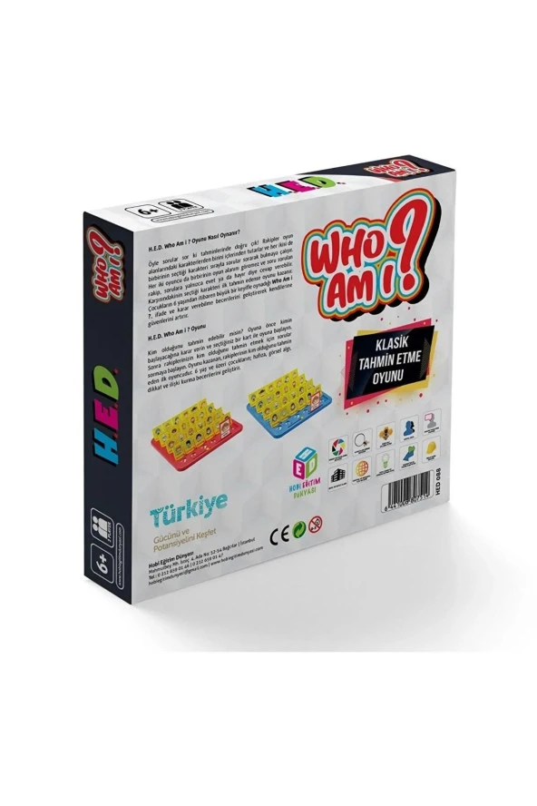 Who Am I Klasik Tahmin Etme Oyunu , Ben kimim - 2