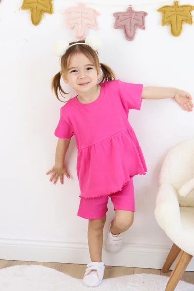 Fırfırlı Şortlu Takım - 6