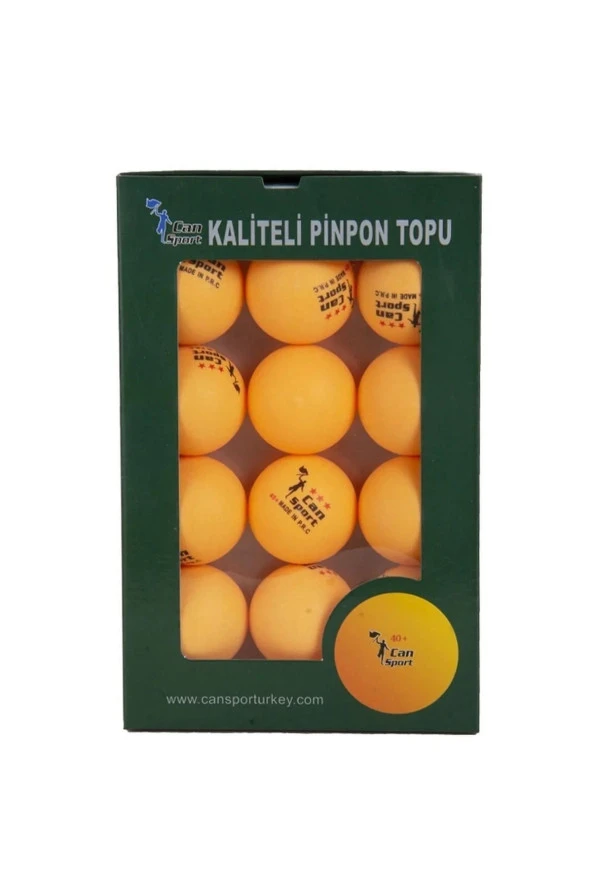 Gazlı Pinpon Topu Sarı 12 Li