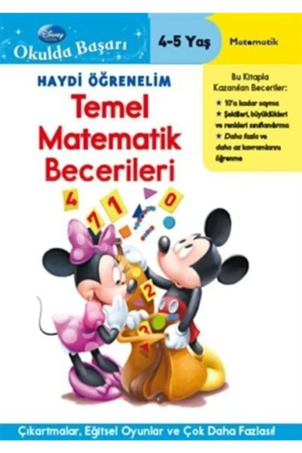 Haydi Öğrenelim - Temel Matematik Becerileri 4-5 yaş