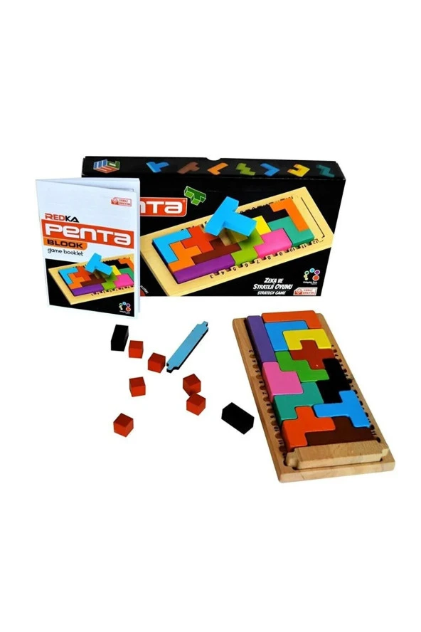 Penta Blook Ahşap Akıl Zeka Eğitici Oyuncak - 3