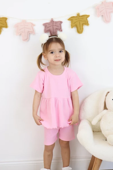 Fırfırlı Şortlu Takım - 10