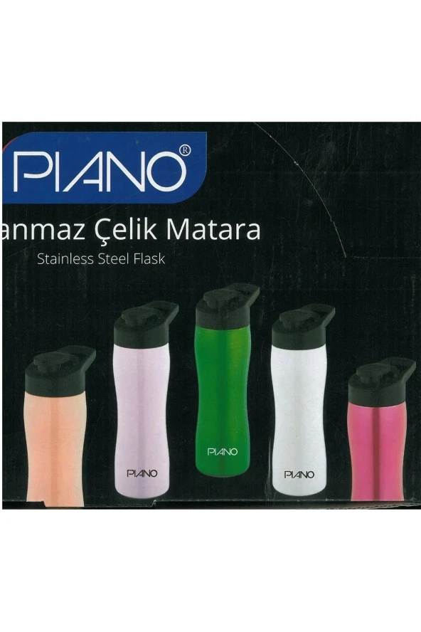 Piano Paslanmaz Çelik Matara Neon 750 Ml. Lisanslı