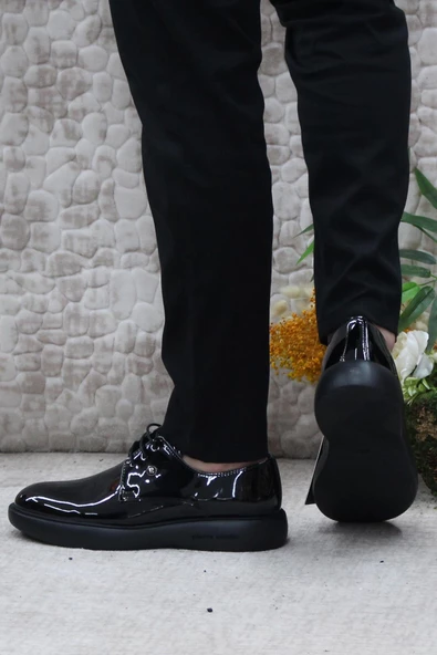 Pierre Cardin 70914 Siyah Rugan Damat Ayakkabısı Takım Ayakkabısı Erkek Ayakkabı - 4