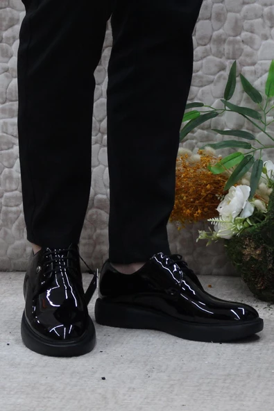 Pierre Cardin 70914 Siyah Rugan Damat Ayakkabısı Takım Ayakkabısı Erkek Ayakkabı - 2