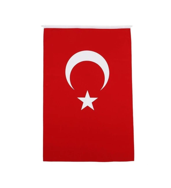 Türk Bayrağı 10 Adet Raşel Türk Bayrağı 70x105 - Resim 5
