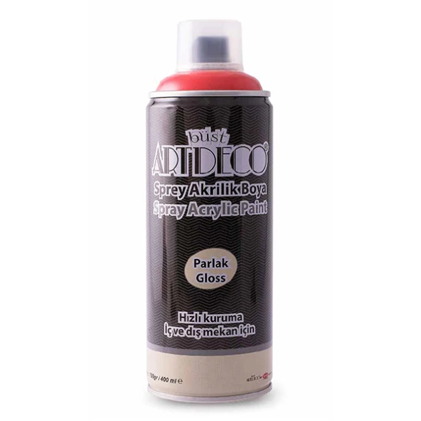 Artdeco Akrilik Sprey Boya 400 ML Scarlet Sprey Akrilik Boya