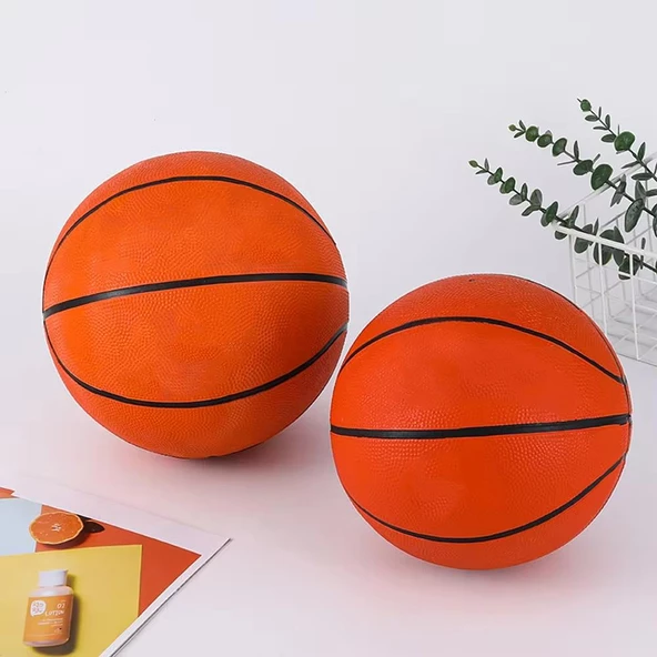 Premium Orjinal Basketbol Topu İç Dış Mekan Uyumlu 7 no Basket Topu + Şişirme Aparatı - 8