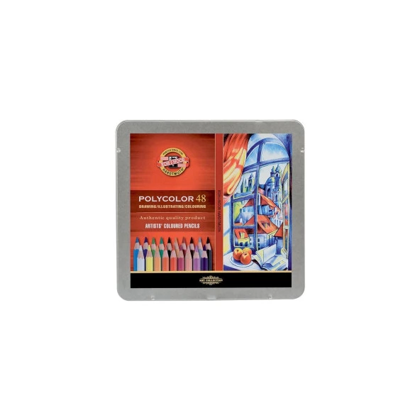 Koh-I Noor Polycolor Kuru Boya Kalemi 48 Renk Set