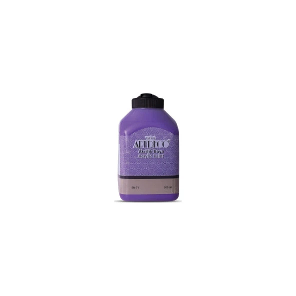 Artdeco Akrilik Boya 500 ML Mor Akrilik Boya