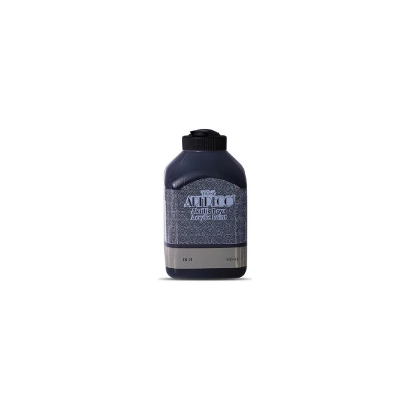 Artdeco Akrilik Boya 500 ML Siyah Akrilik Boya - 1