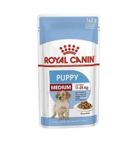 royal canin medium pupy yaş mama 140 gr