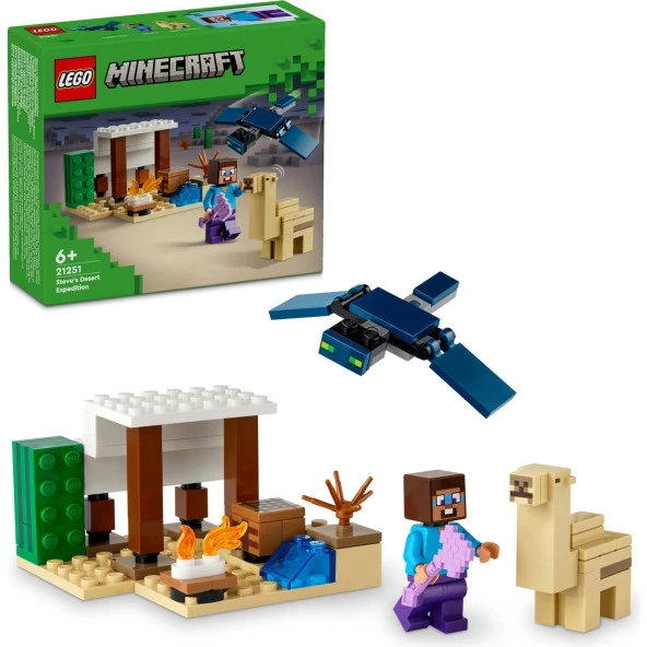 LEGO Minecraft Steve'in Çöl Keşfi 21251