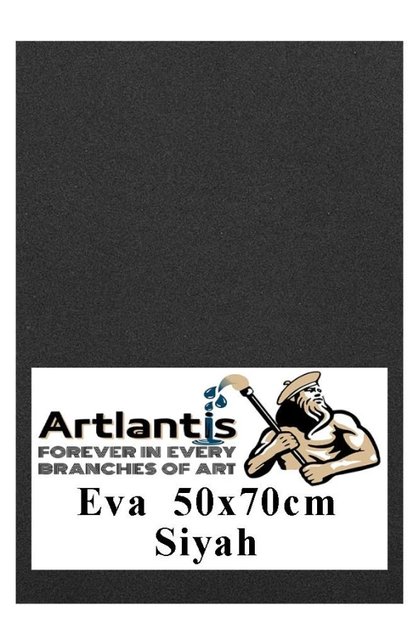 Siyah Eva 50x70 cm 1 Adet Eva Süngeri Okul Kreş Anasınıfı Elişi Etkinlikleri