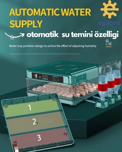 Kuluçka Makinesi 130 Lu Tam Otomatik Yedek Motorlu - 6