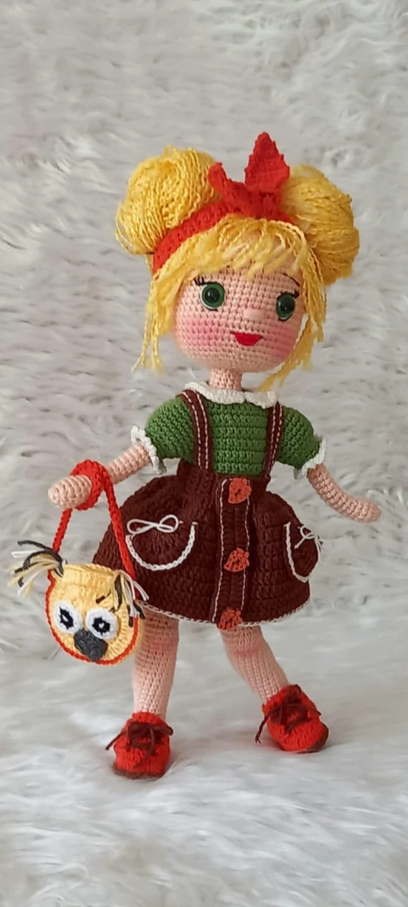 Aleda Bebek Amigurumi Organik Oyuncak - 4
