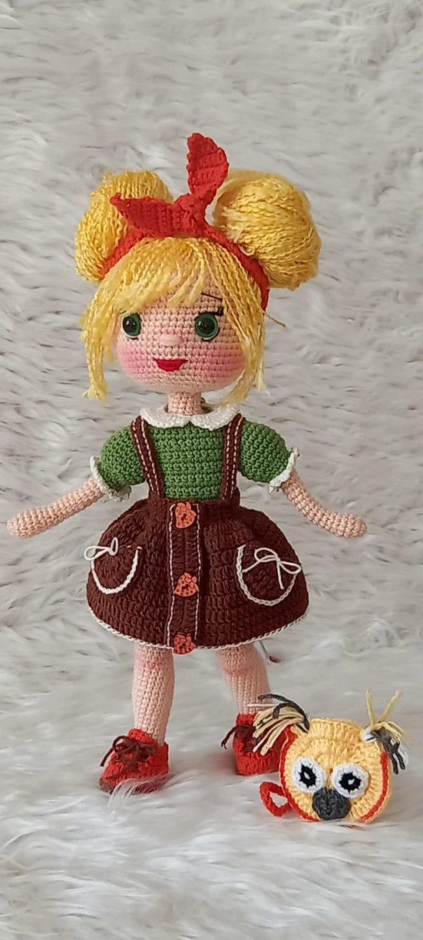 Aleda Bebek Amigurumi Organik Oyuncak - 5