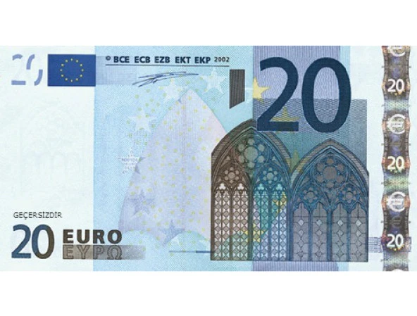 TOPTANBULURUM Şaka Parası - 100 Adet 20 Euro