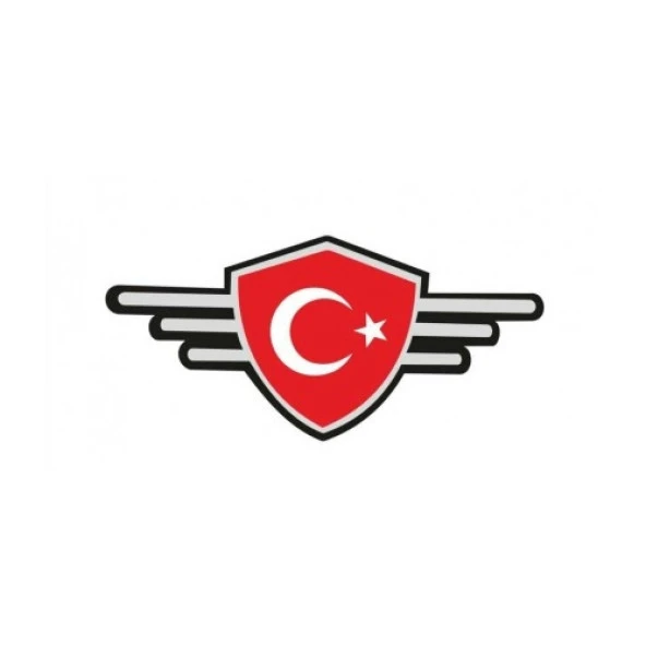 Ce-Ka Tr Bayrak Çıkartma Araç Sticker