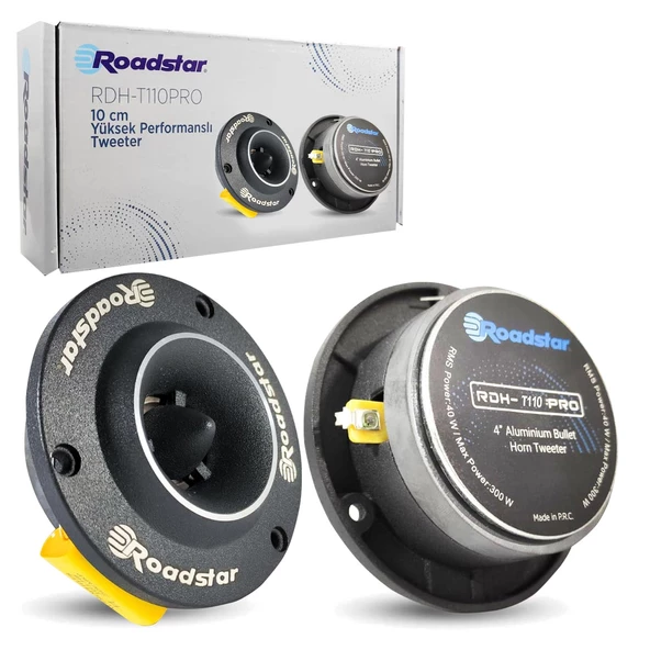 TWEETER 10CM 300W 2 ADET ROADSTAR RDH-T110PRO - 1