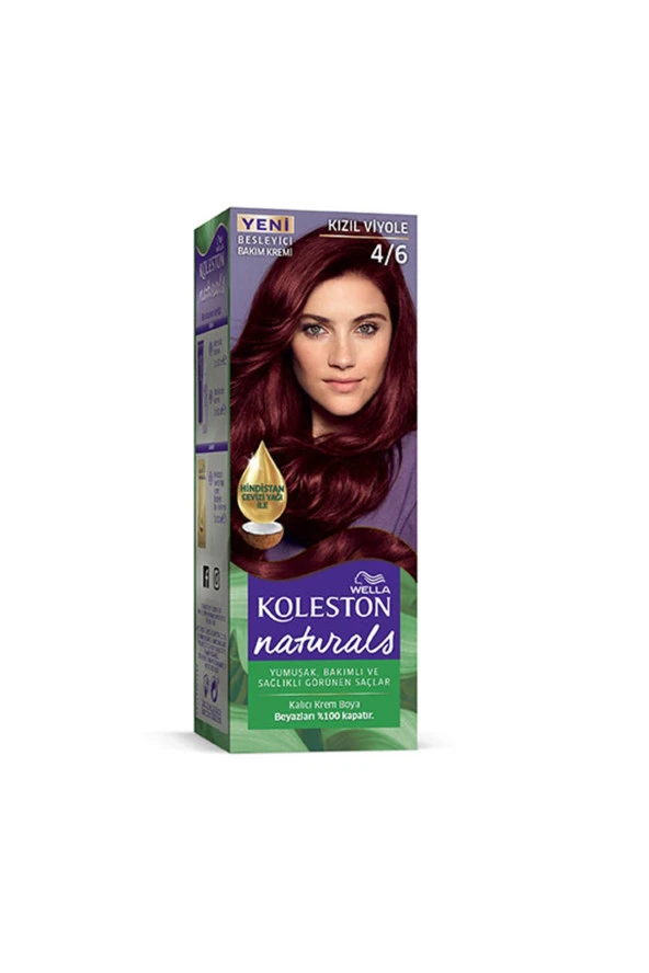 Naturals Saç Boyası Kızıl Viyole 4/6