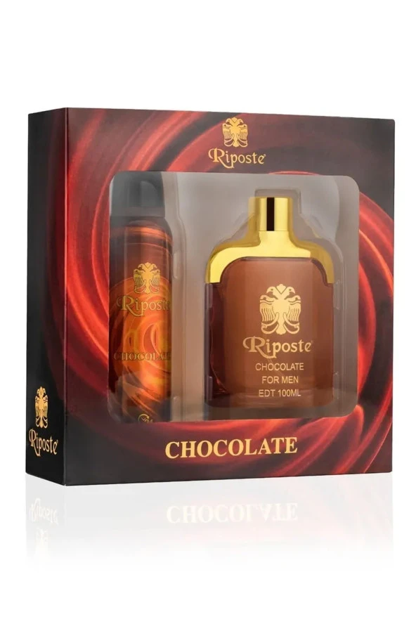 TOPTANBULURUM Riposte Erkek Parfüm & Deodorant Seti Chocolate For Men 100 Ml